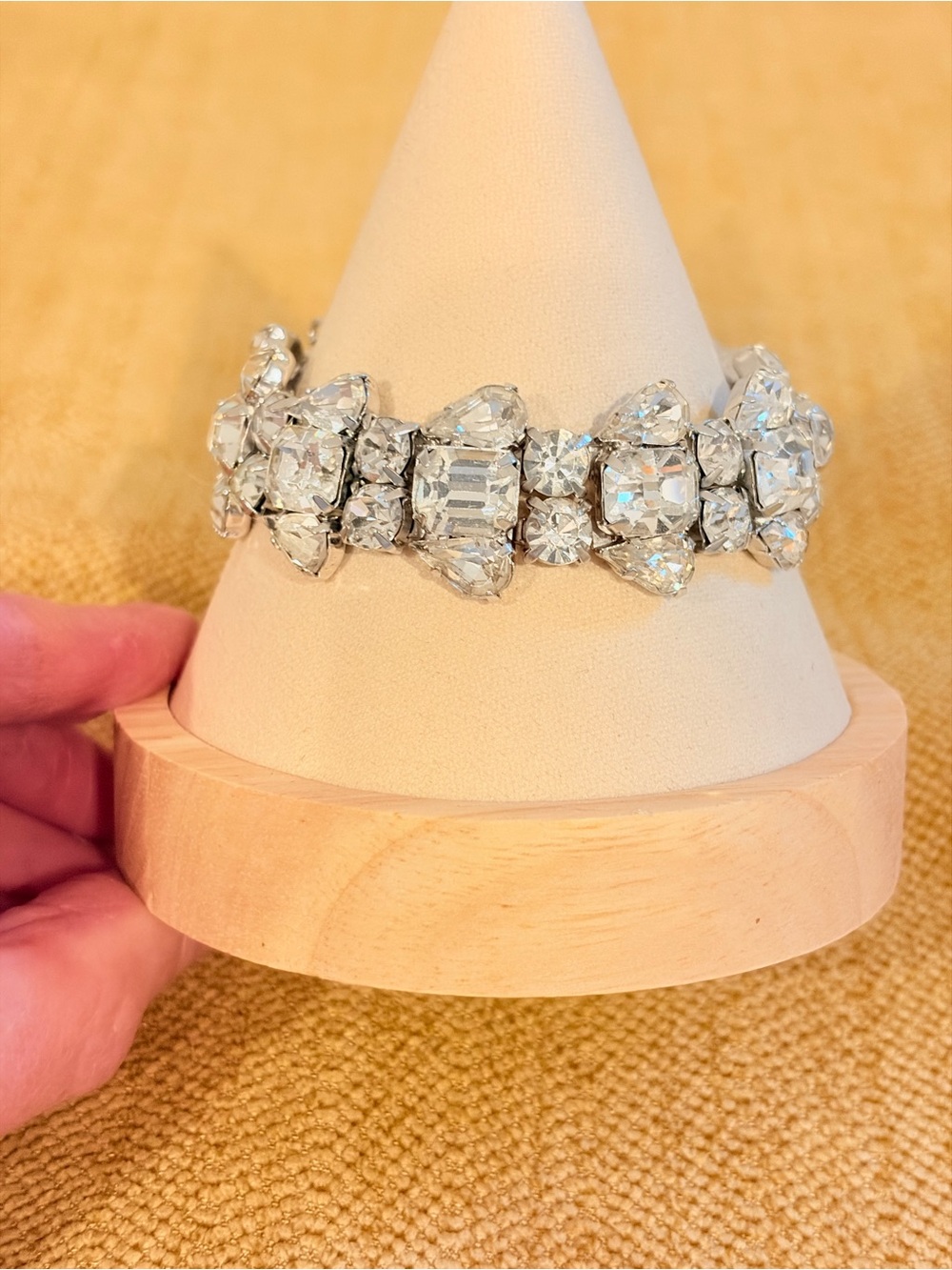 Kramer vintage Rhinestone bracelet